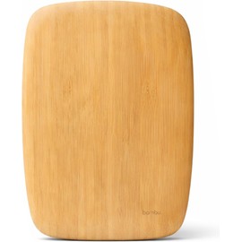 DIVCHI Bamboo Cutting Board Wooden Chopping Board for Kitchen Durable Round Edge Bread Vegetable & Food Prep Boards (Medium)(30L x 20W CM)