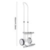 2 PCS Oxygen Cylinder Cart, Portable Rolling Oxygen Tank Cart