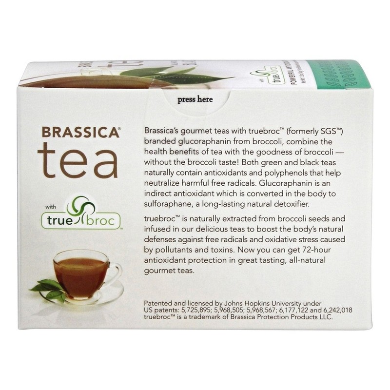 Brassica Tea Black Tea with truebroc, Case of 6 Boxes