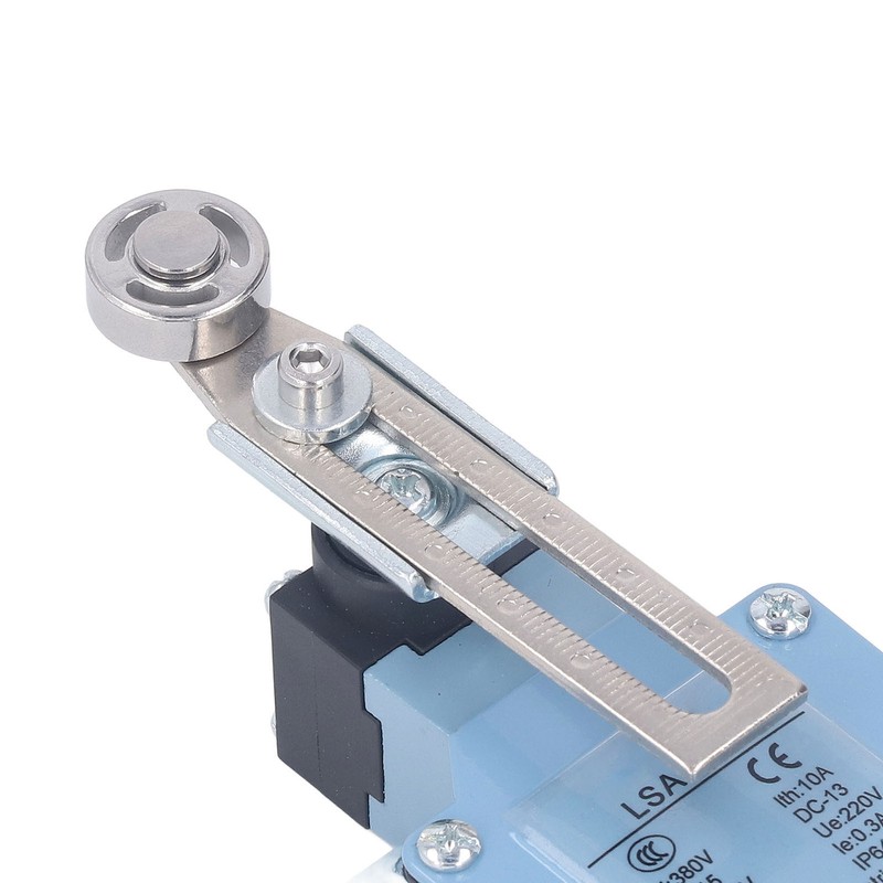 2Pcs Momentary Limit Switch Adjustable Roller Micro Limit Travel Switch