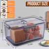 Gifhomfix Bread Box Bread Boxes for Kitchen Counter Airtight, Time