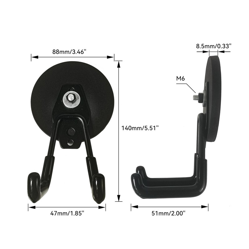 HFS(R) Magnetic Hook, Magnetic Hook, Super Strong, Diameter 3.4 inches