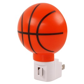 2 Pack Warm White - Upgraded Version LED Plug-in Night Light for Kids - Basketball Shaped Lamp Take Good Care Children Sleep