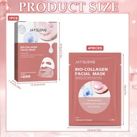 Organic Collagen Real Deep Mask, Deep Hydrating Overnight Mask, for Hydration, Firming and Repair, Anti-Wrinkle Anti-Ageing Face Mask