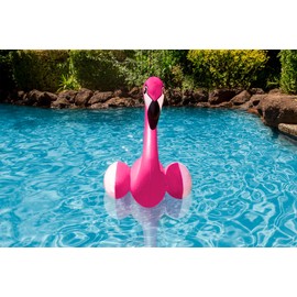 Poolmaster 81432 Floating Swimming Pool Backyard Décor, Pink Flamingo