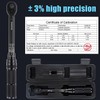 Awang Torque Wrench Bicycle 5-25 Nm,Bicycle Torque Wrench 1/4,±3% Error