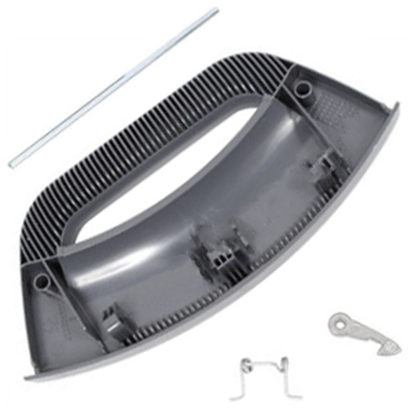 SPARES2GO Graphite Door Handle Kit Compatible with Hotpoint Washing Machine