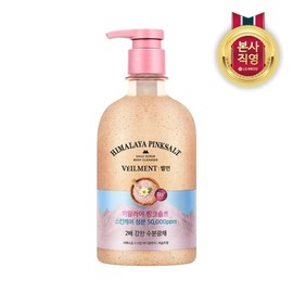 Bellmon Spa Moisture & Radiance Mildly Acidic Scrub Body Wash Himalayan Pink Salt 600ml x 1 / 벨먼 스파 수분광채 약산성 스크럽 바디워시 히말라야 핑크솔트 600ml x 1개