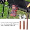 12 Pcs Stainless Steel Wooden Handle Tableware Set Outdoor 4