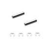 namroh.HC® 2 x Locking Bolts 4 x Circlips Compatible with