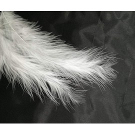 100pcs White Feathers Fluffy Turkey Marabou Feathers 4-6 Inches for Crafts Dream Catcher Fringe Trim Colored Feathers Fly Tying Material