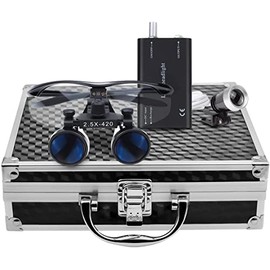 ãDental Loupes ã 2.5X420mm Portable Dental Surgical Medical Binocular Magnifying Glasses