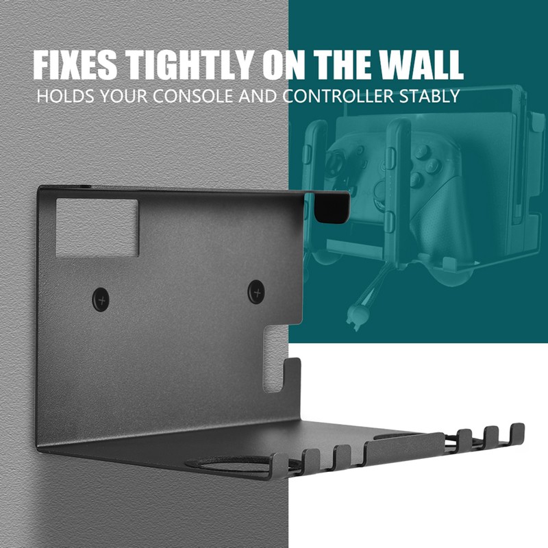 Wall Mount Holder Bracket Stand Docking Open Slots for Console