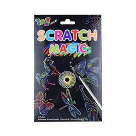 Henbrandt Magic Colour Scratch Set, Pack of 8