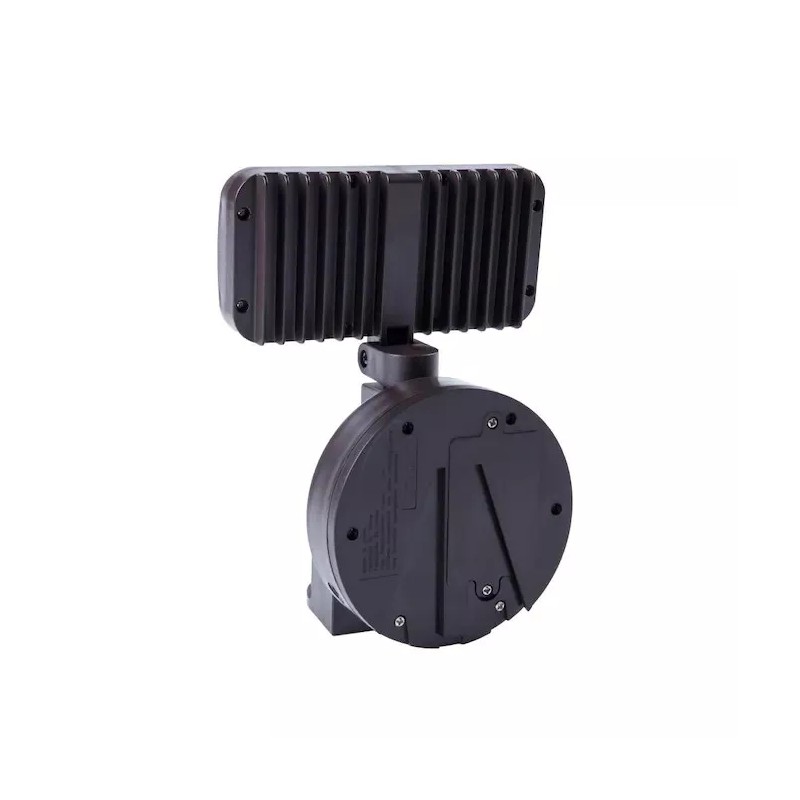 Utilitech 110-Degree Bronze Solar LED Outdoor Motion-Activat