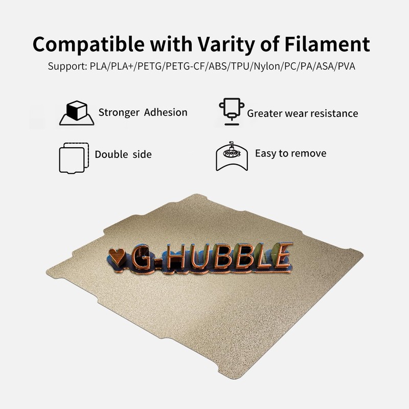 178x184MM for X Maker 3D Pinter Magnetic BasePlate Double Side