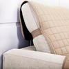 Elegant Comfort Quilted Furniture Protectors Solid and Printed Design Reversible
