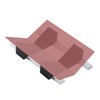 HUIKANGSHENG Stained Glass 3D Angle Wedge Tool 120° for Soldering