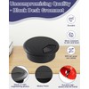 2 in. Hole Saw with 10PCS Black Desk Grommet -
