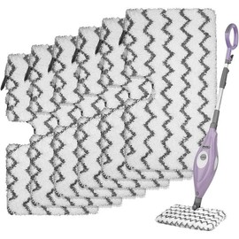 6 Pack S3501 S3601 Steam Mop Replacement Pads for Shark S3501 S3601 S3550 S3801 S3901 S3601D S3801CO S3901D S3455K S2902 SE450 Steam and Scrub Pocket Mop Steamer Pads Washable - Color: 6 Pack
