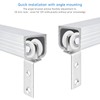 KIBBEH Sliding Closet Door Roller Kit – 4 Pack 20mm