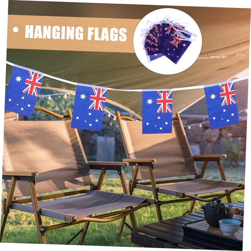 LABRIMP Sports Events Australian Flags Bunting Set Australian Flag Bunting