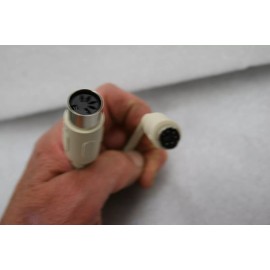 Unbranded AT TO PS2 KEYBOARD CONVERTER  DIN 5 FEMALE TO MINI DIN 6 MALE   SIX INCHES LONG