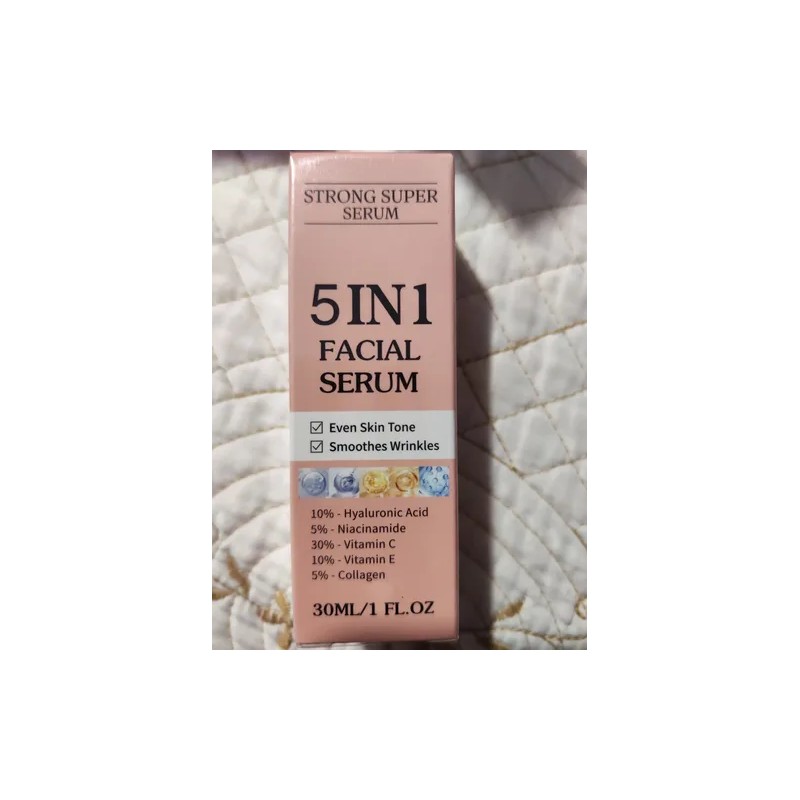 2sueros Facial 5en1 Vitaminac Colágeno Ácidohialuronico 30ml