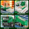 4 Packs Die-cast Mini Garbage Truck Toy, Metal Trash Truck