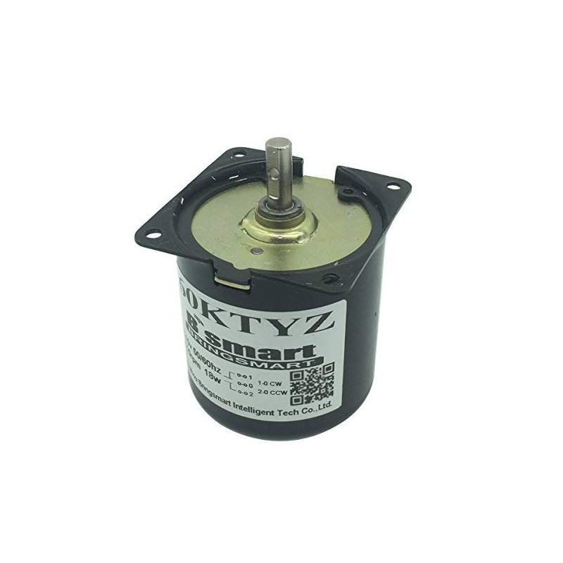 Bringsmart 60ktyz 30rpm AC Motor Low Noise Gearbox AC 110V