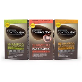 Just For Men Control Gx Kit - 3 Shampoos Desvanecedores