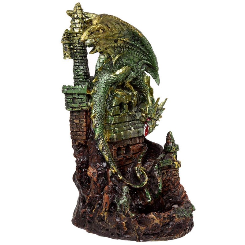 Puckator Dragon Castle LED Backflow Incense Burner - Home Zen