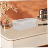 COLLBATH 2pcs Plastic Organizer Box Multi Functional Storage Bin for