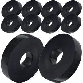 M8 Black Nylon Wide Spacers Standoff Washers ID(internal Diameter) 8.4mm, OD(outside diameter) 25mm, Thickness 5mm M8 x 25mm x 5mm (Pack of 10)