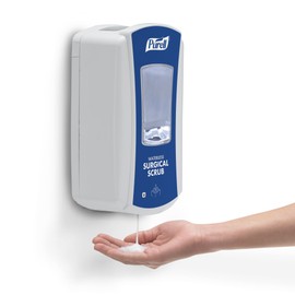 PURELL LTX-12 Touch-Free Waterless Surgical Scrub Dispenser, Blue, for 1200 mL PURELL LTX-12 Refills (Pack of 1) - 1932-04