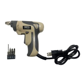 WIZ'A Arkland Sakamoto WZ-AC100DN Corded Mini Drill Driver, AC 100V, Maximum Tightening Torque, 3.7 N/m, 4 Bits Included