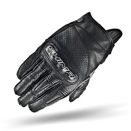 Shima CALIBER Men's Retro Vintage Custom Summer Motorcycle Gloves, Black, XL