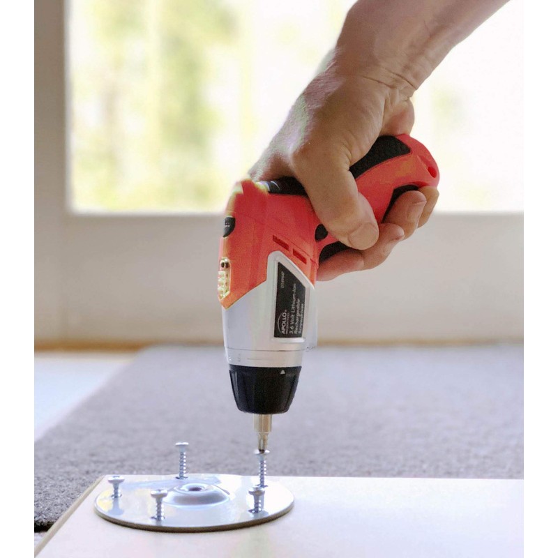 Apollo Tools Lightweight Cordless Screwdriver Set Includes Rechargeable 3.6 Volt