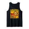 Slow Steady and Awesome Sloth Superhero Tank Top