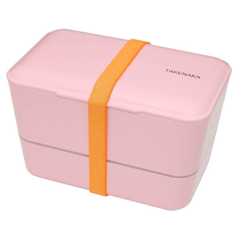 Expanded Double Bento Box by Takenaka (Pink)