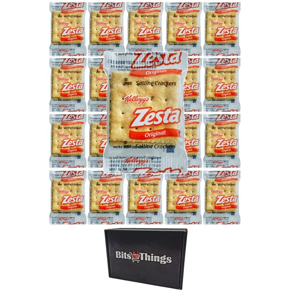 Zesta Saltine Crackers - Two Crackers Per Pouch - Pack of 50