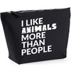 Hippowarehouse I like animals more than people printed make up