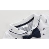 Baby Boys Gentleman Outfits Suits, Infant Short Sleeve Onesies+Bib Pants+Bow