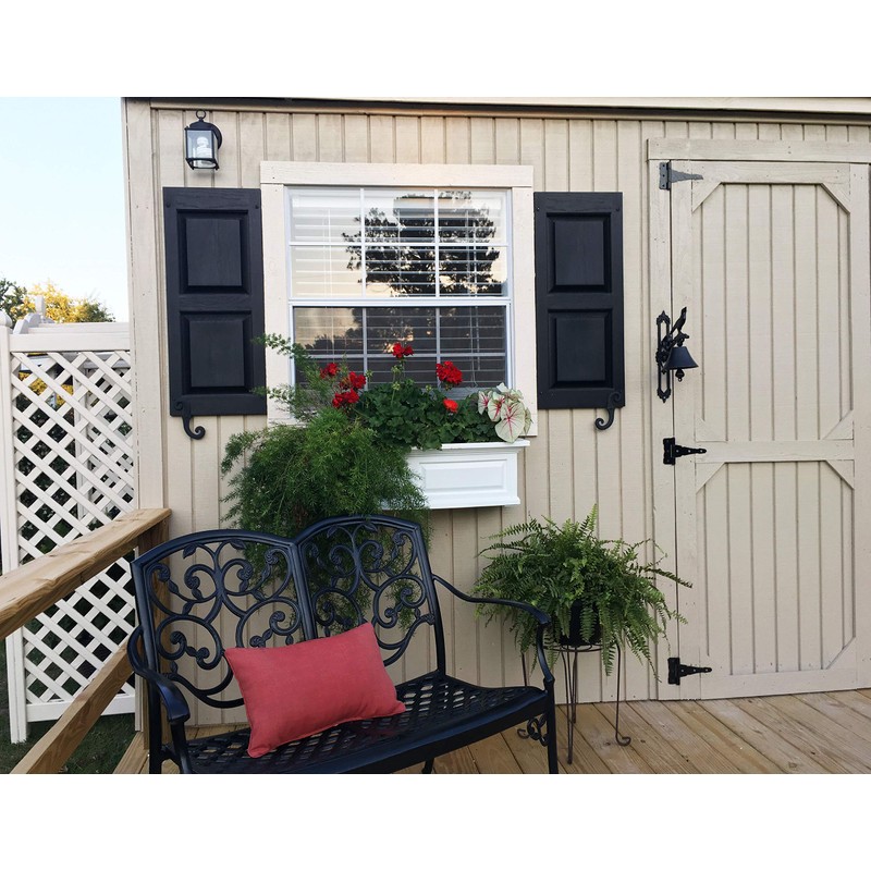 Atlantic Premium Shutters 83216000 Flat Hinge: 0" Offset (Per Pair)