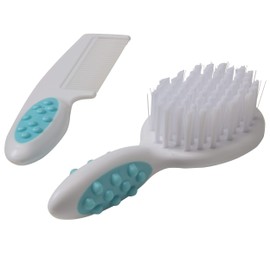Safety 1st Safety 1st Soft Grip Brush & Comb - Arctic Blue