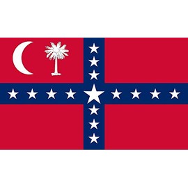 Historical South Carolina Sovereignty 3X5 Flag Banner Super 210 Denier Polyster