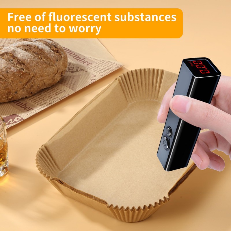 Pack of 200 Baking Paper for Hot Air Fryer, Airfryer