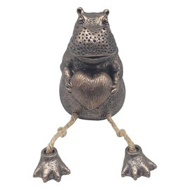 Lesser & Pavey Happy Hippo With String Legs Home Decor Figurines & Ornaments For Home & Office | Decorative Accessories Statues For Indoor & Outdoor | Lovely Gifts for Women & Men