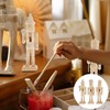 SEWACC Unfinished Wooden Nutcracker Figures Unpainted DIY Crafts Christmas Decorations
