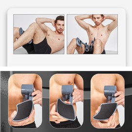 Adjustable Resistance Arm Exerciser, 5-35 lb, Electronic Counter, 360° Rotation (Grey)